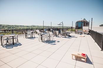 Rooftop patio